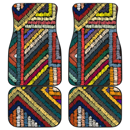 Colorful Ethnic Car Floor Mats