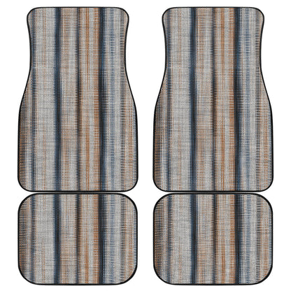 Vintage Stripes Car Floor Mats