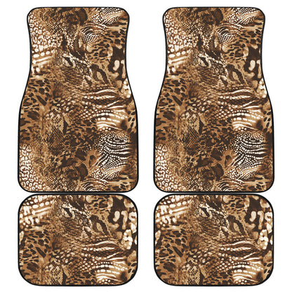 Animal Print Car Floor Mats