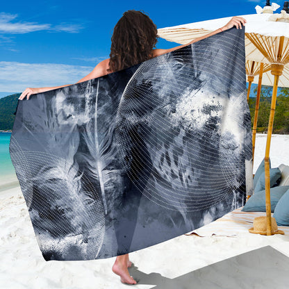 Grey Feather Sarong