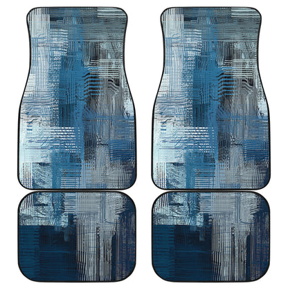 Blue Abstract (3) Car Floor Mats