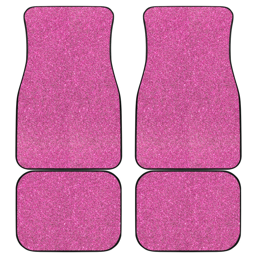 Pink Confetti Car Floor Mats