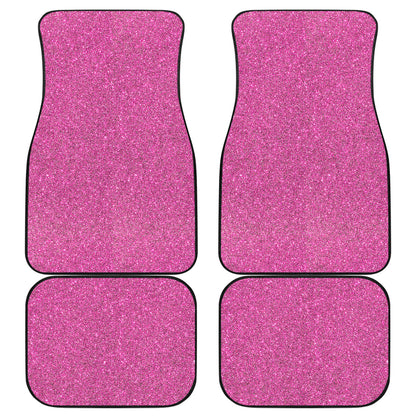 Pink Confetti Car Floor Mats