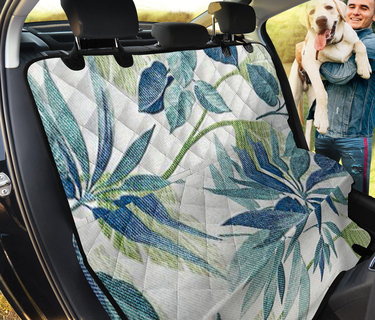 Vintage Plants Car Back Seat Pet Cover