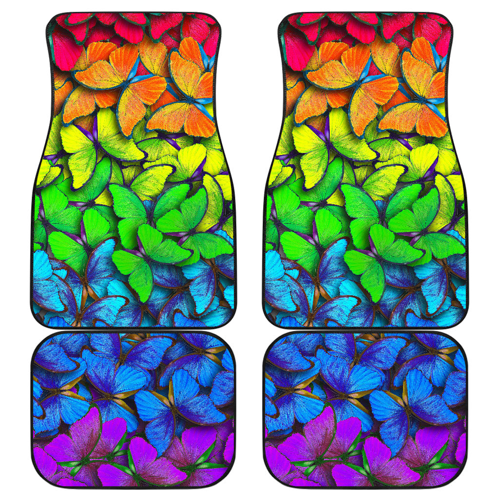 Colorful Butterflies Car Floor Mats