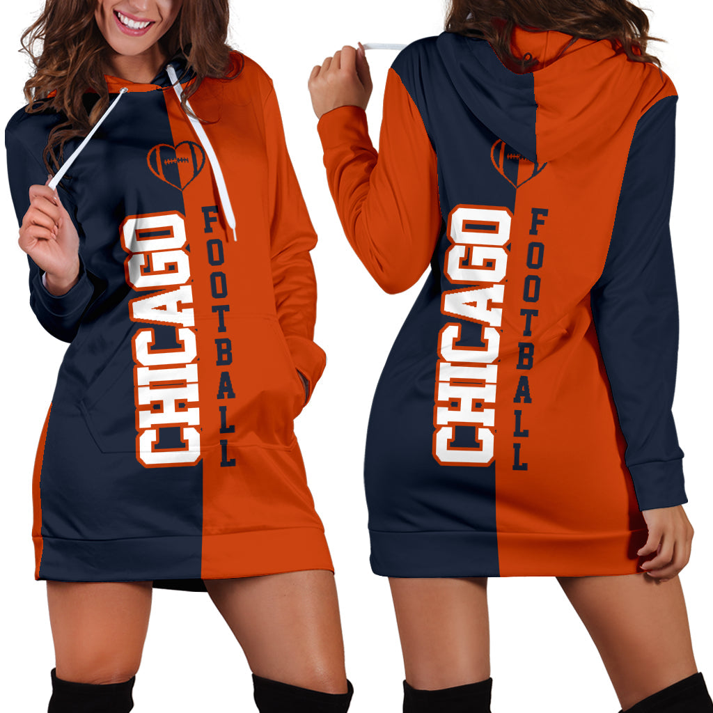 Chicago Football - Hoodie Dress