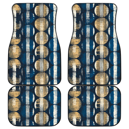 Abstract Circle Stripes Car Floor Mats