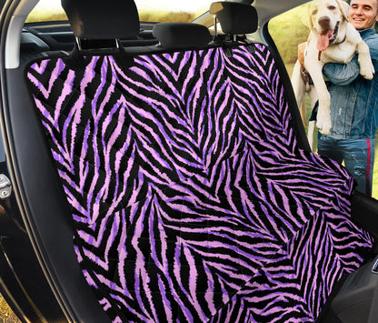 Pink Animal Print Car Back Seat Pet Cover
