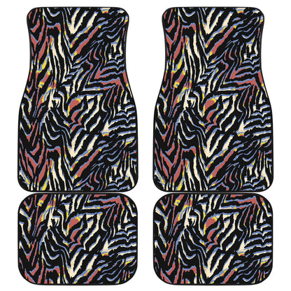 Colorful Animal Print Car Floor Mats