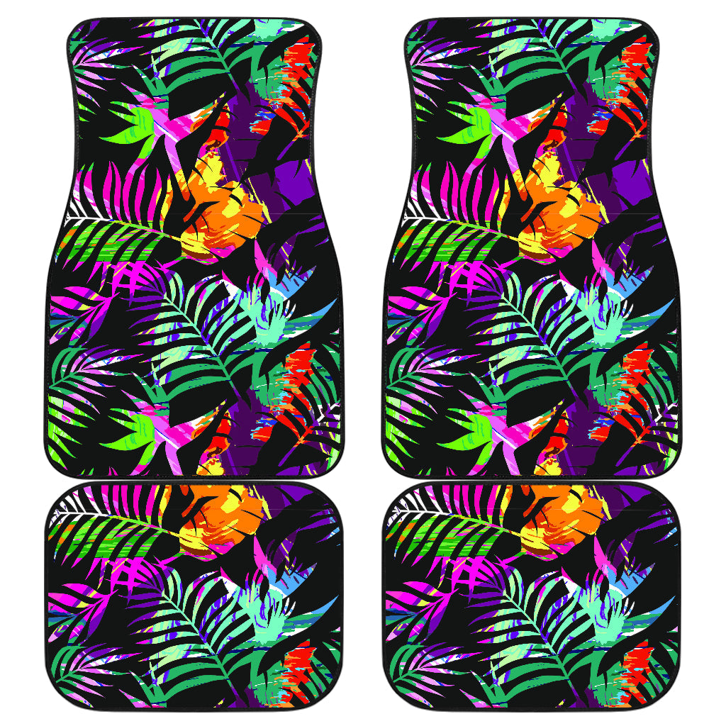 Colorful Plants Car Floor Mats