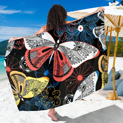 Colorful Butterflies Decor Sarong