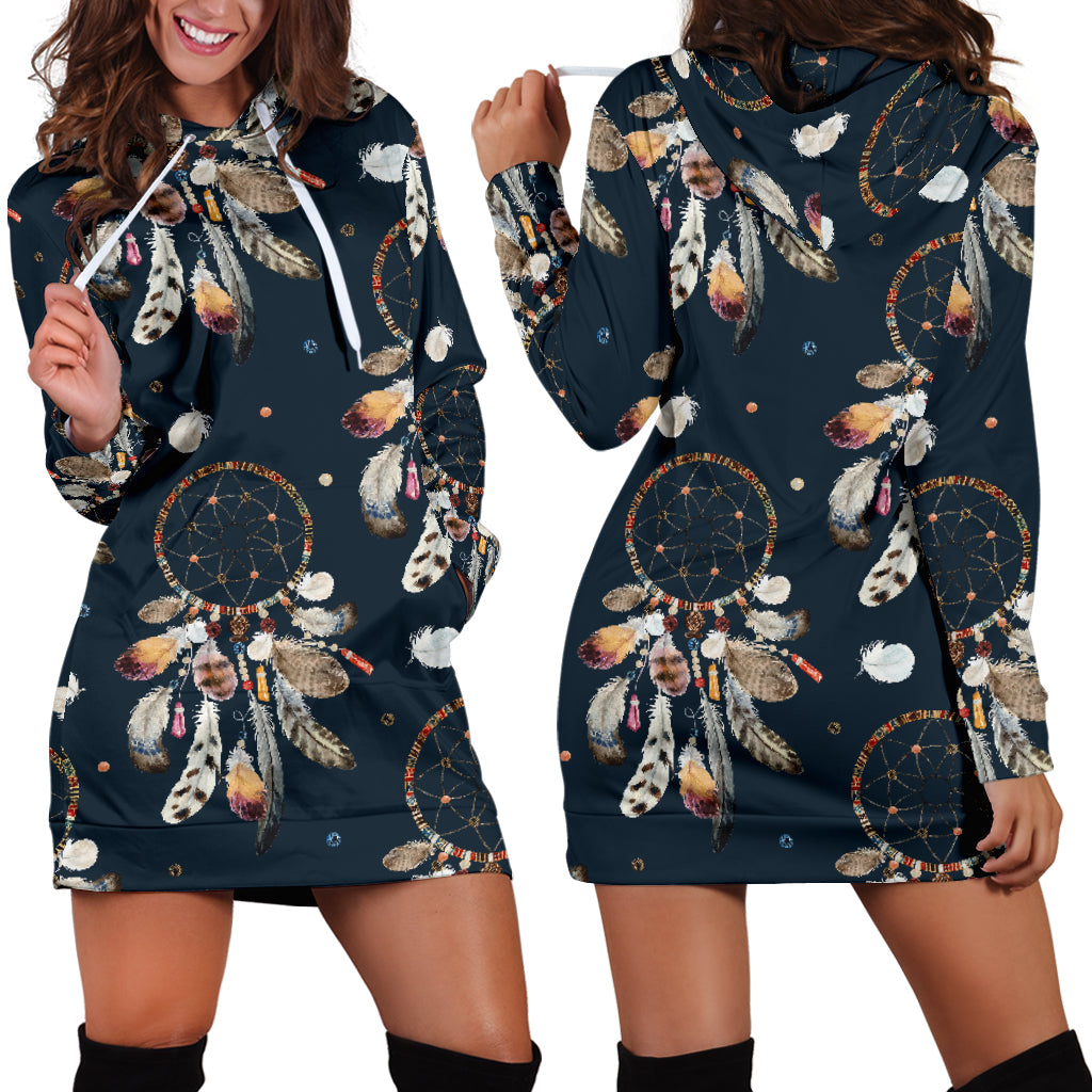 Dream Catchers Womens Hoodie Dress