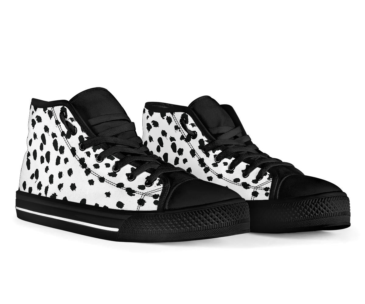 Dalmatian Shoes Black Sole High Top Shoes – product image 2