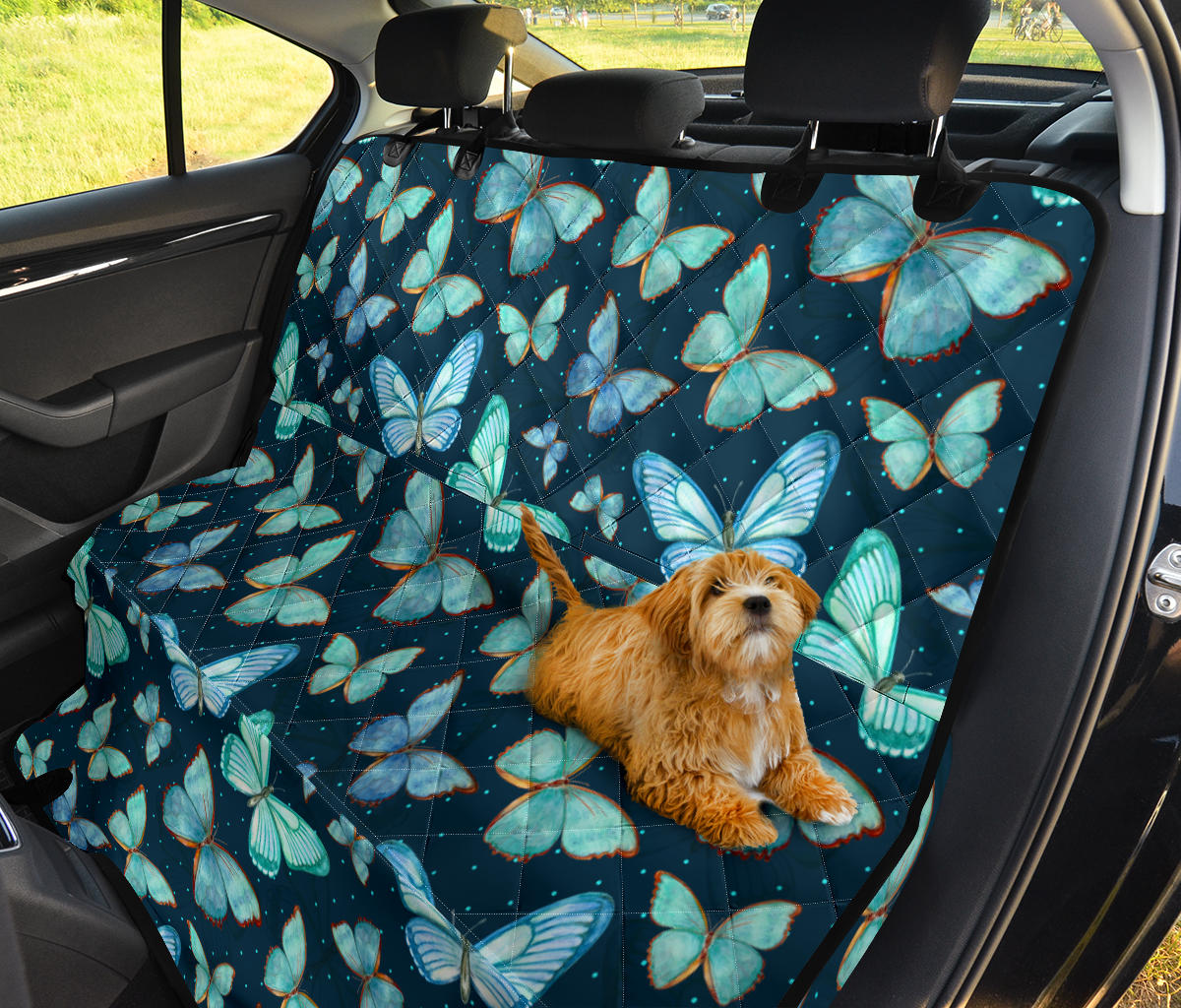 Butterflies Car Back Seat Pet Cover