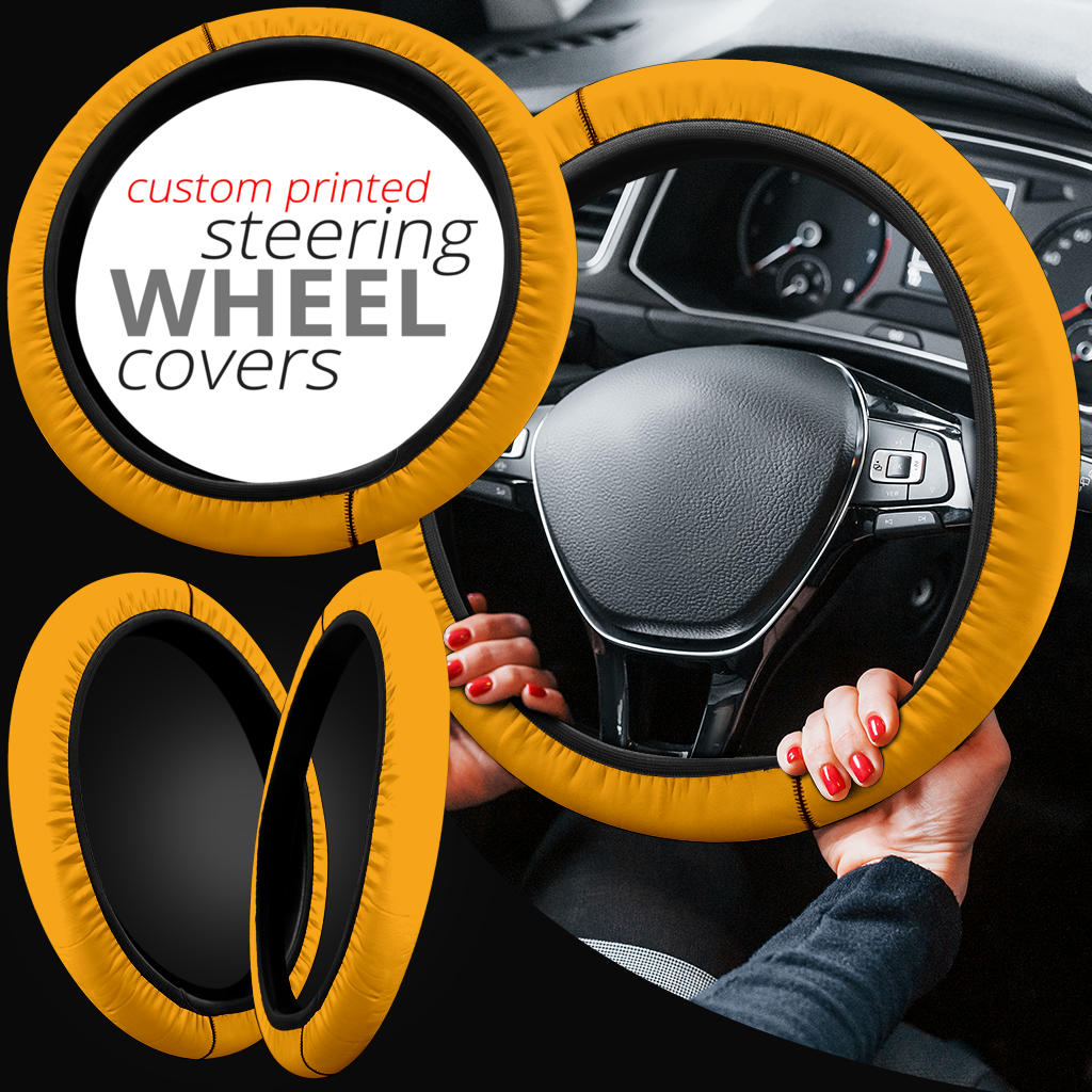 Orange Steering Wheel Cover