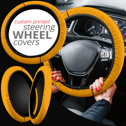 Orange Steering Wheel Cover