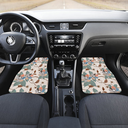 Vintage Floral Car Floor Mats