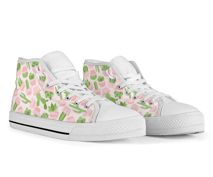 Pastel Cactus High Top Shoes – product image 2