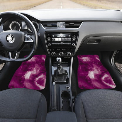 Purple Feathers Car Floor Mats