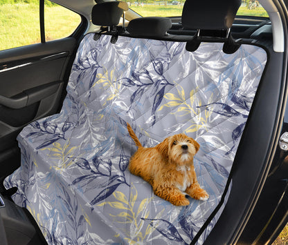 Abstract Floral 1 Car Back Seat Pet Cover