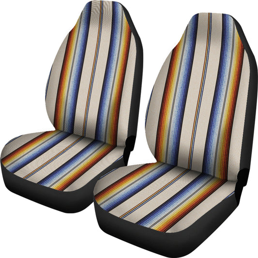 Rainbow Stripes Car Seat Covers