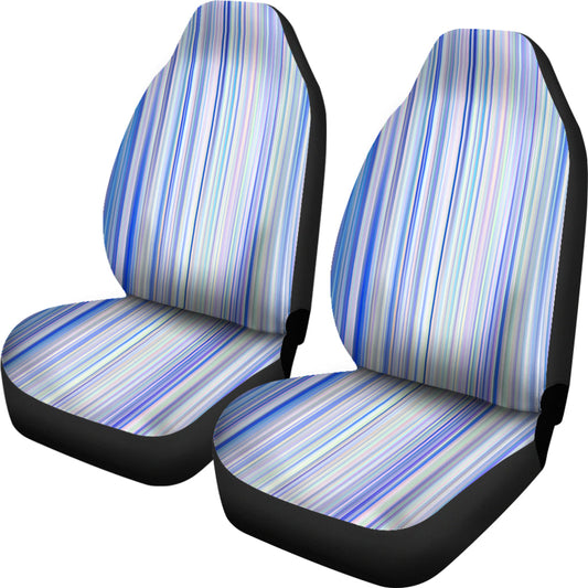 Blue Streaks Car Seat Covers