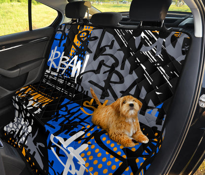 Urban Graffiti Car Back Seat Pet Cover