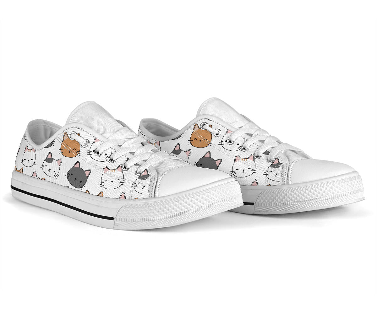 Cute Kitten Cat Low Top Shoes – product image 2