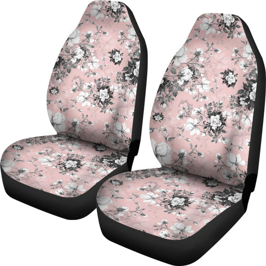 Pink Floral Car Seat Covers