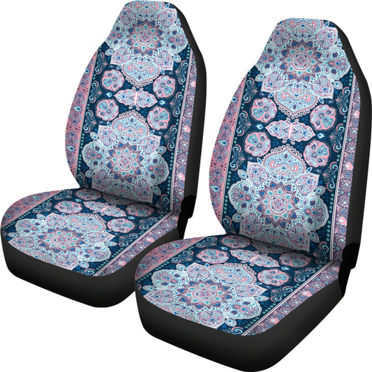 Pink Persian Print Car Seat Covers