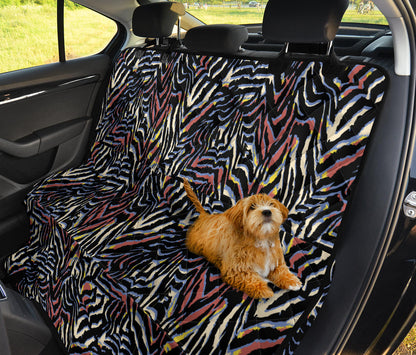Colorful Animal Print Car Back Seat Pet Cover