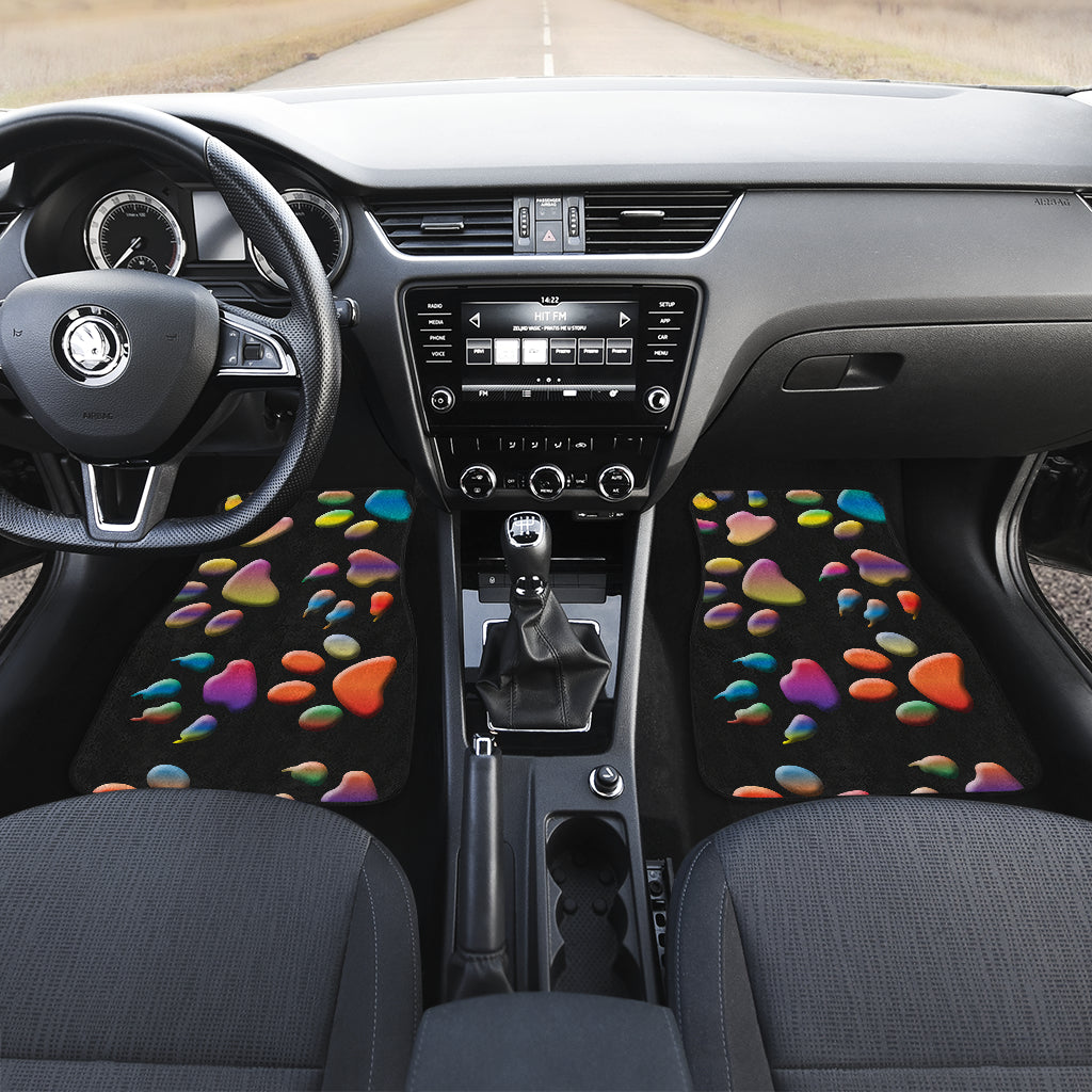 Colored paws CAR FLOOR MATS