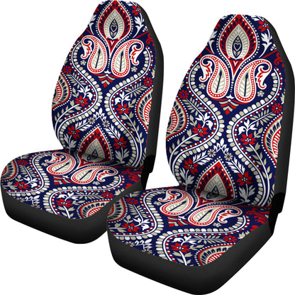 Red Elegant Decor Car Seat Covers