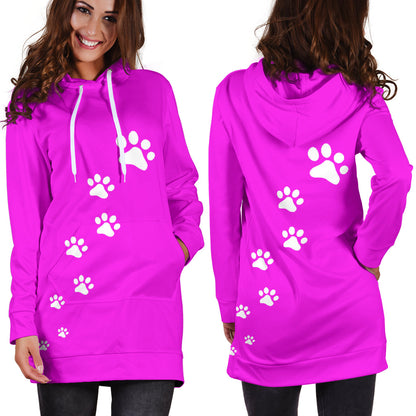 Dog Paws Hoodie Dress