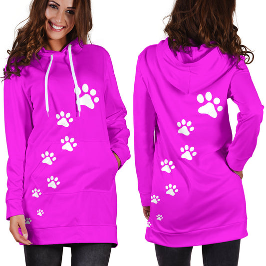 Dog Paws Hoodie Dress