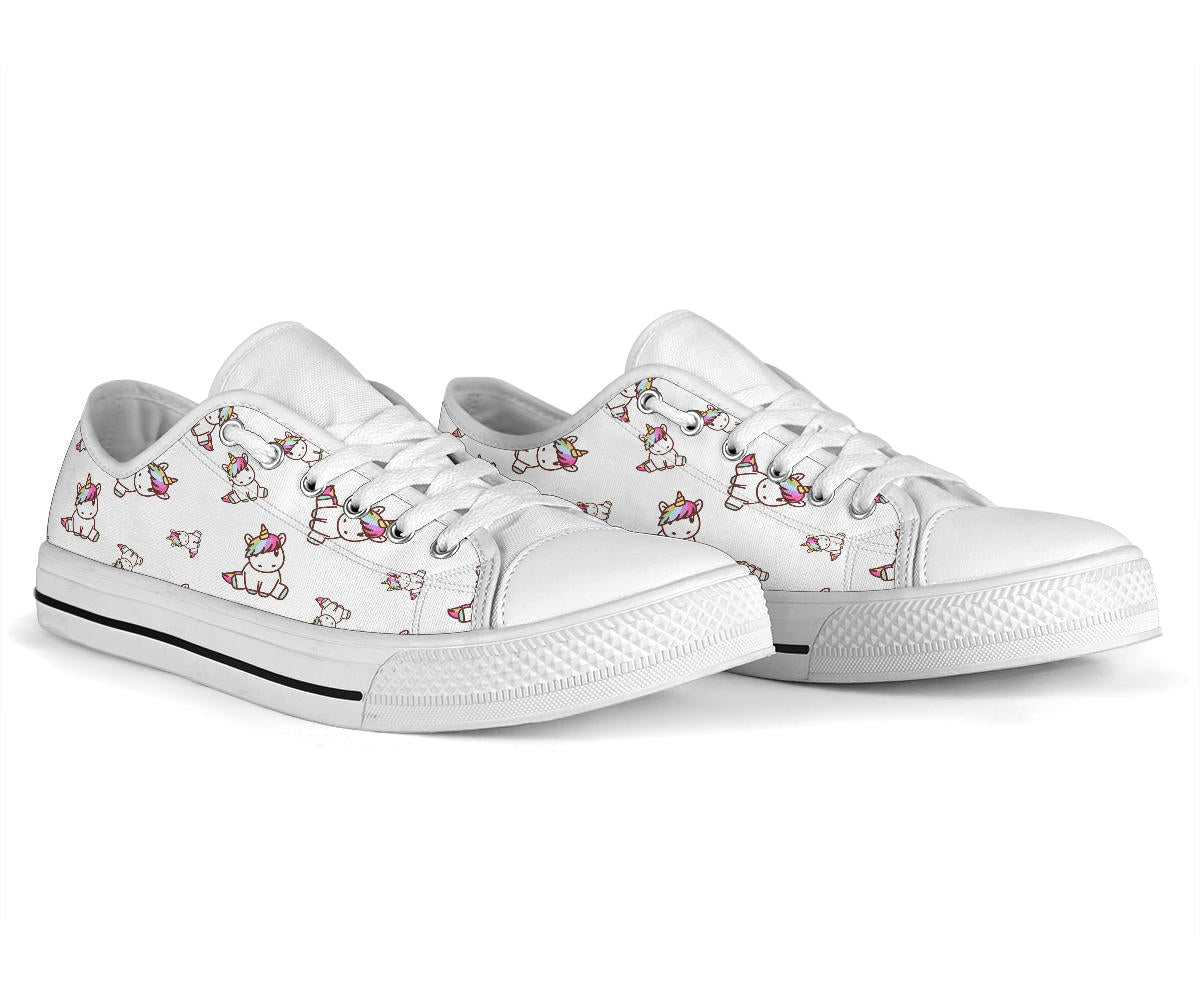 Cute Unicorn Low Top Shoes – product image 2