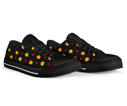 Emoji Love Shoes Black Sole