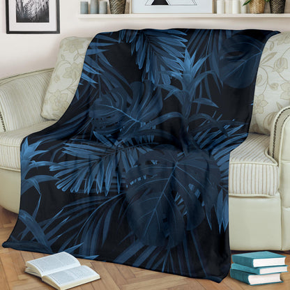 Dark Leaves Blanket