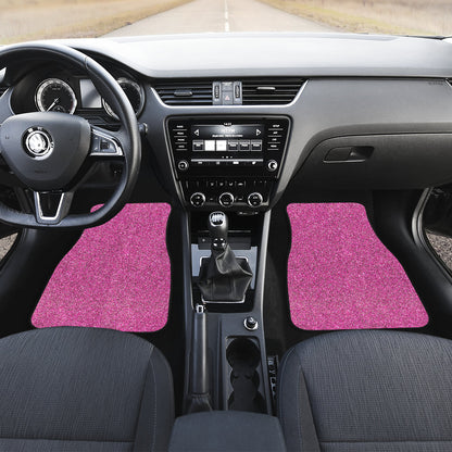 Pink Confetti Car Floor Mats
