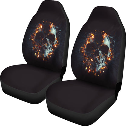 Skull Flare Car Seat Covers