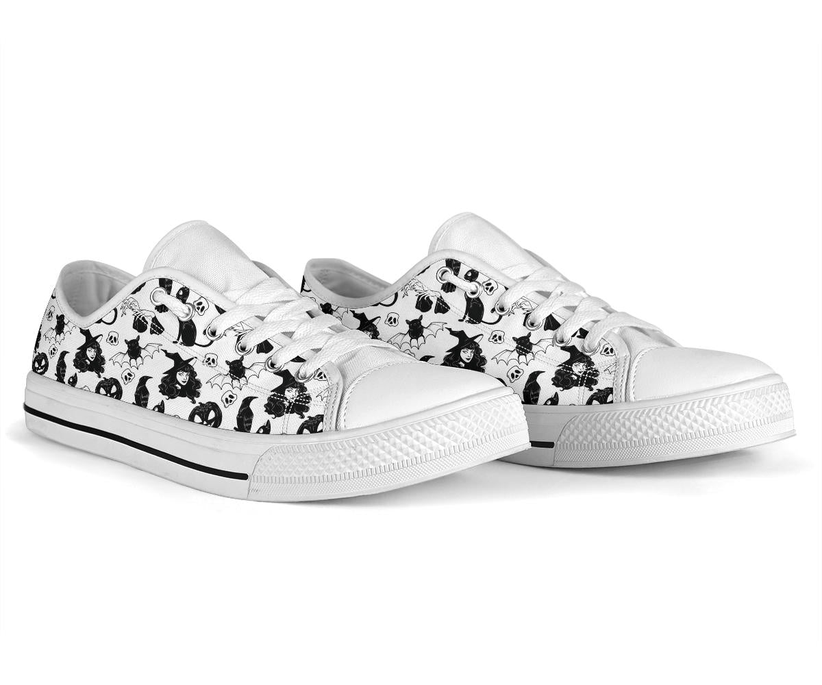Spooky Witch Low Top Shoes – product image 2