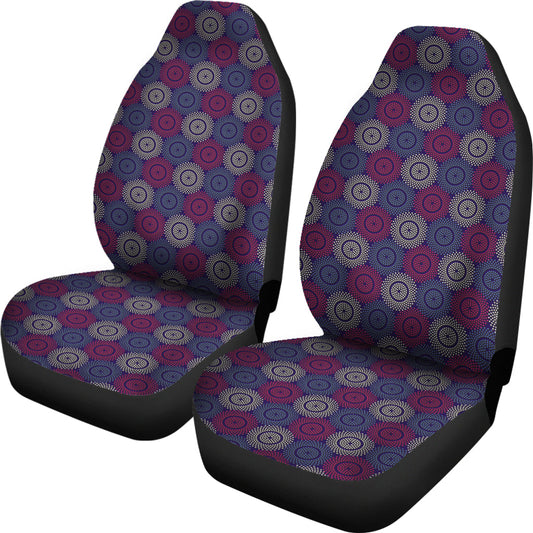 Abstract Dot Circles Car Seat Covers