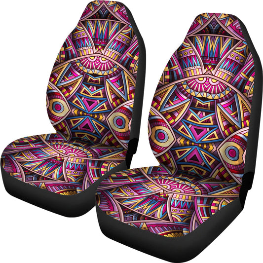 Colorful Tribal Pattern Car Seat Covers