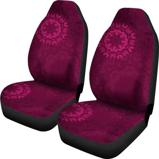 Magenta Mandalas Car Seat Covers