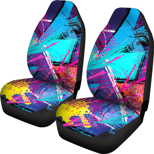 Colorful Abstract Car Seat Covers