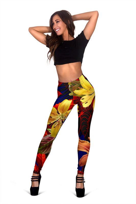 Colorful Flowers Leggings