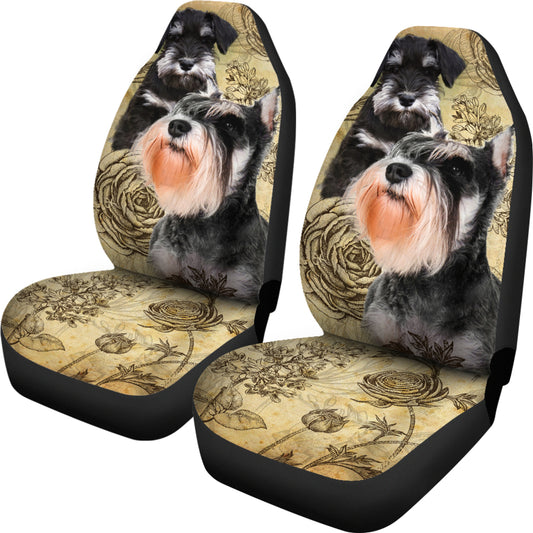Schnauzer Car Seat Covers (Set of 2)