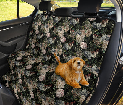 Floral Pattern Car Back Seat Pet Cover