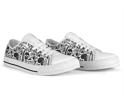 Human Bones Low Top Shoes – product image 2