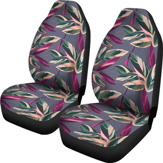 Floral Leaves Car Seat Covers
